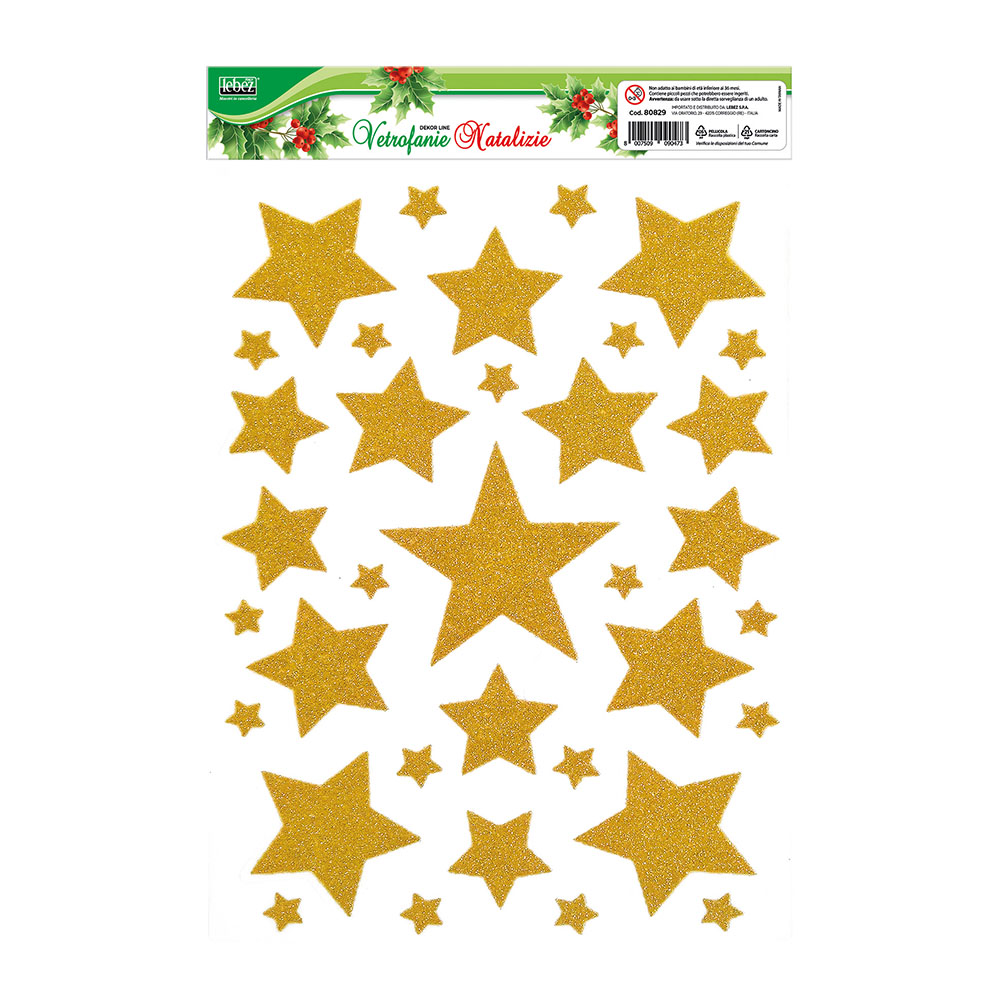 lebez-christmas-window-stickers-glitterati-20x27-cm image 2