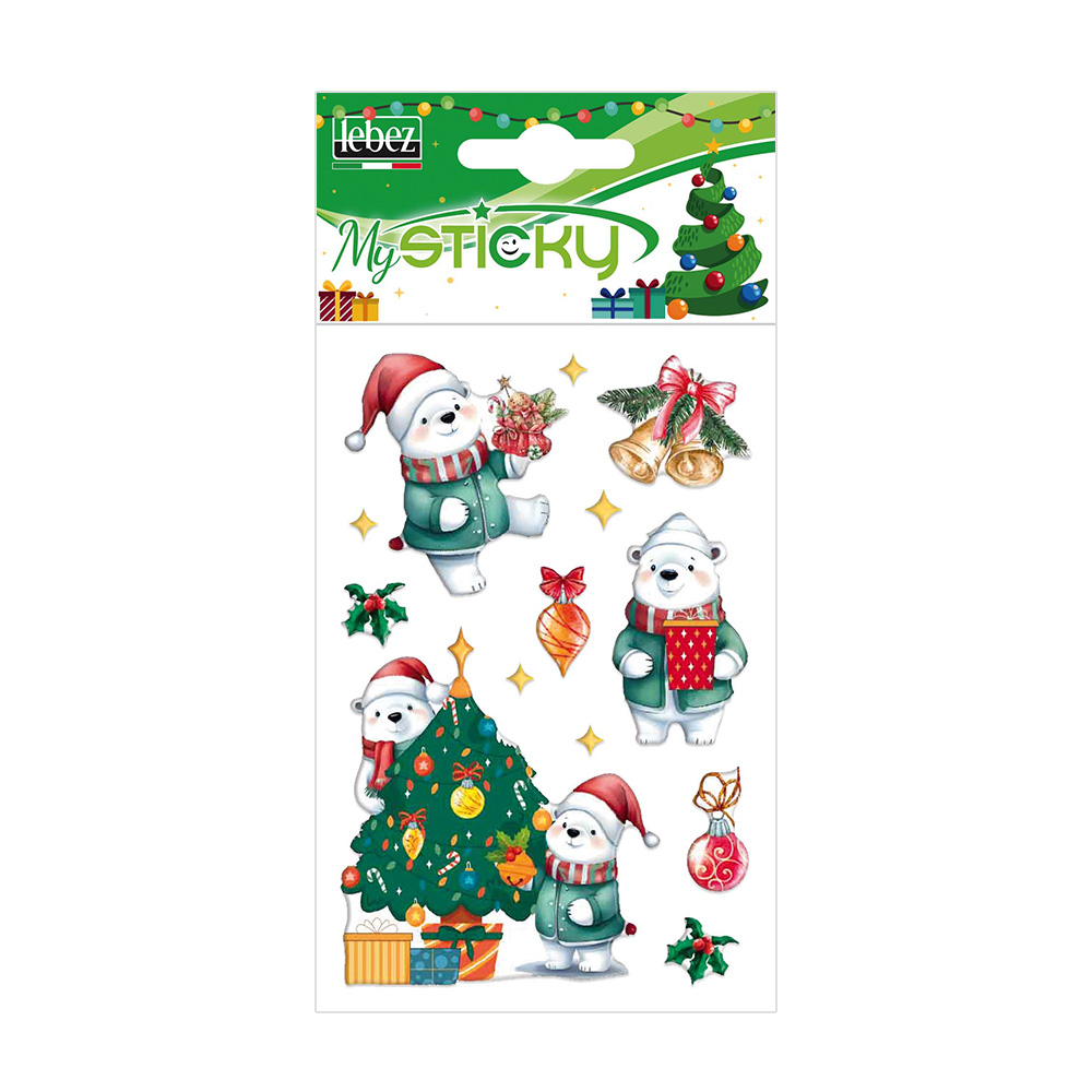 lebez-sticker-3d-natale-adesivi-decorativi-natalizi-3d image 1