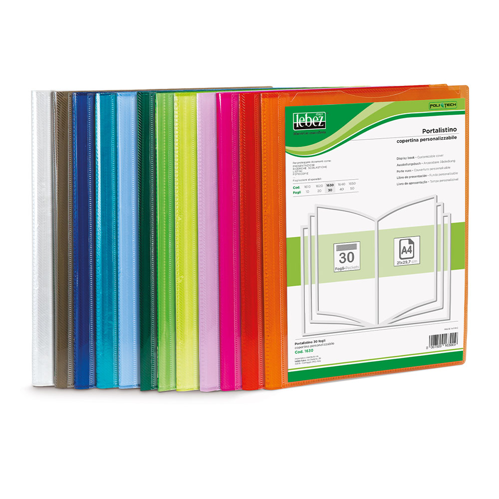 lebez-display-book-a4-50-buste-finitura-rigata image 2