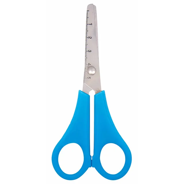 lebez-forbici-13-5-cm-lama-centimetrata-acciaio-inox-in-blister image 1