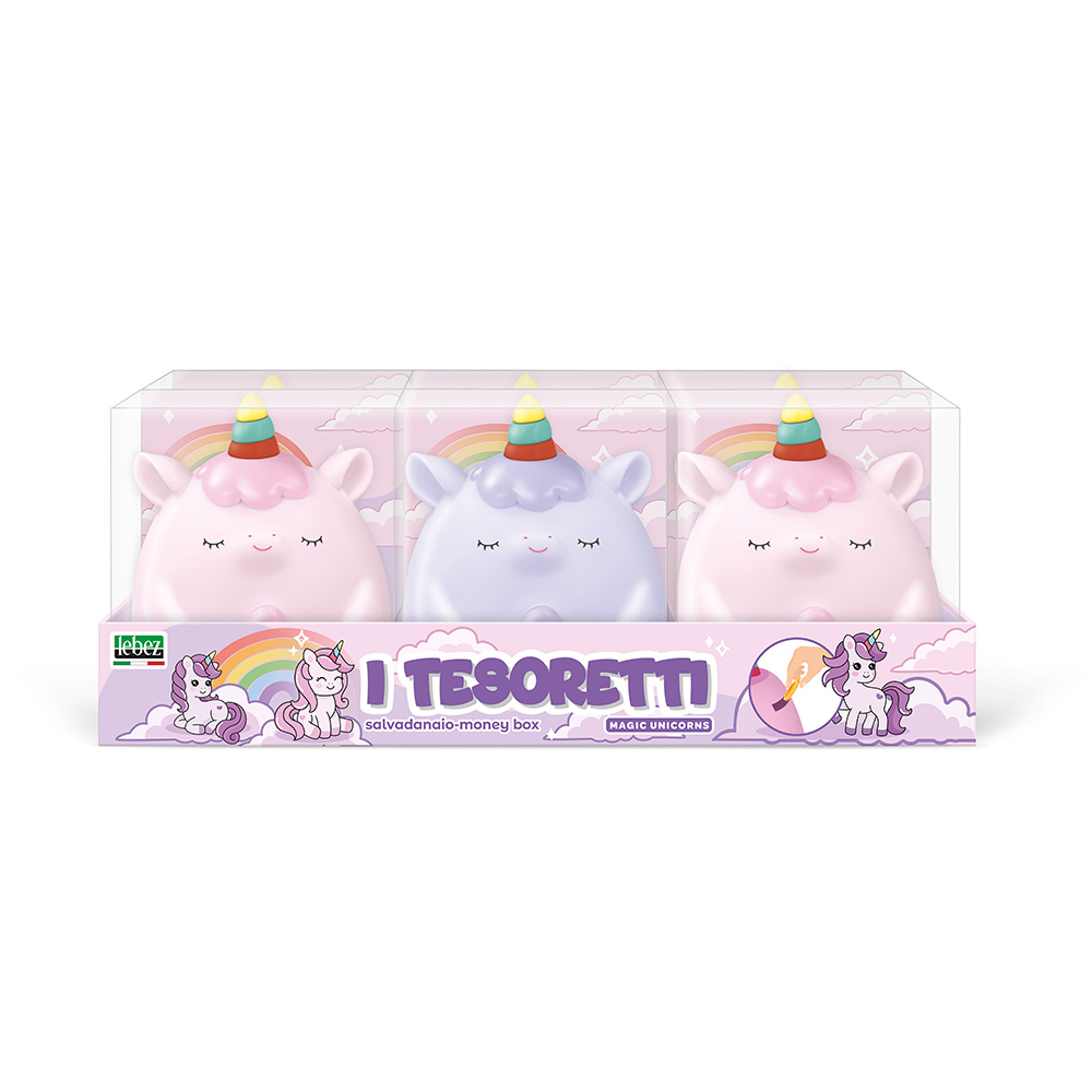 lebez-i-tesoretti-salvadanaio-unicorno-in-pvc image 1