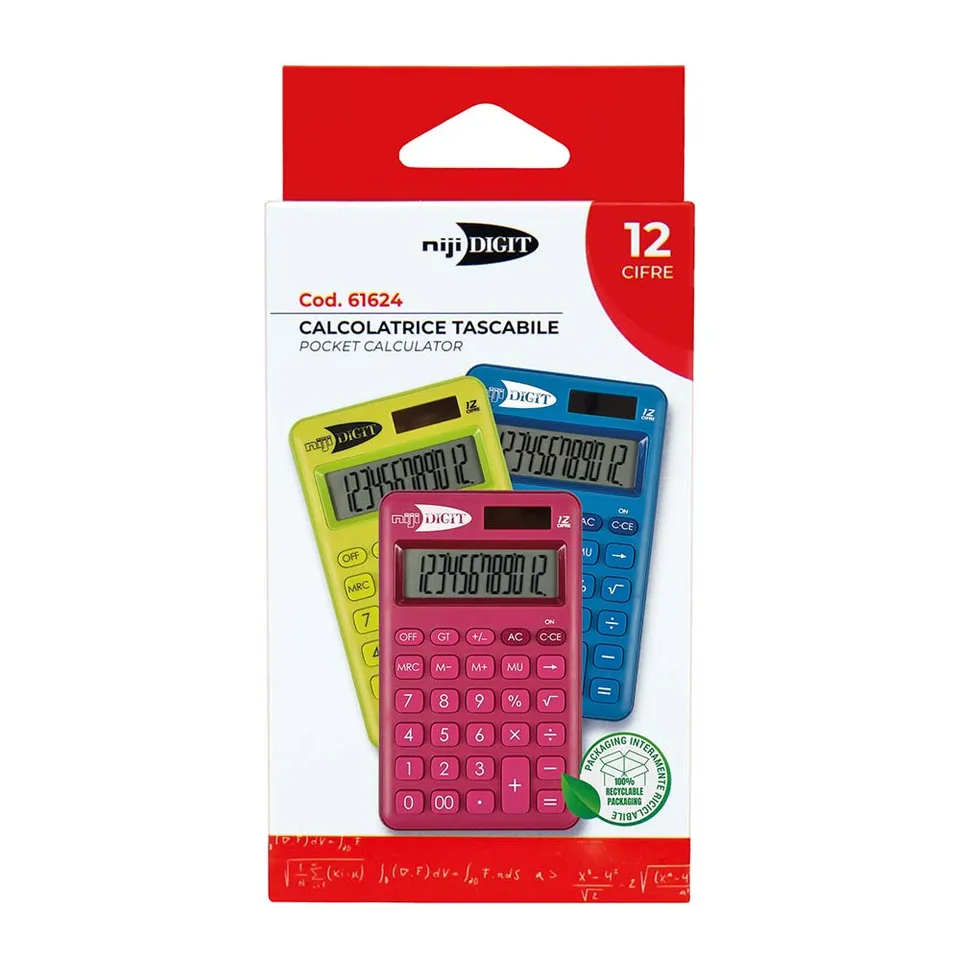 lebez-niji-digit-calcolatrice-tascabile-12-cifre image 1