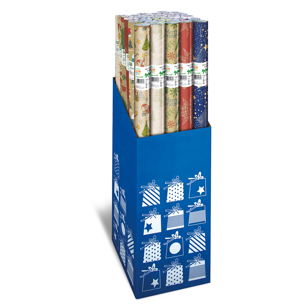 lebez-carta-regalo-natale-kraft-in-rotolo image 1