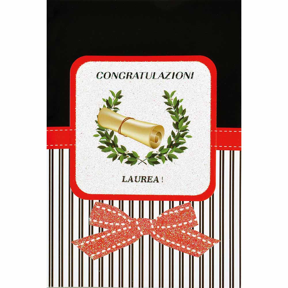 lebez-biglietti-laurea-con-glitter-e-busta-espositore-60-pz image 2