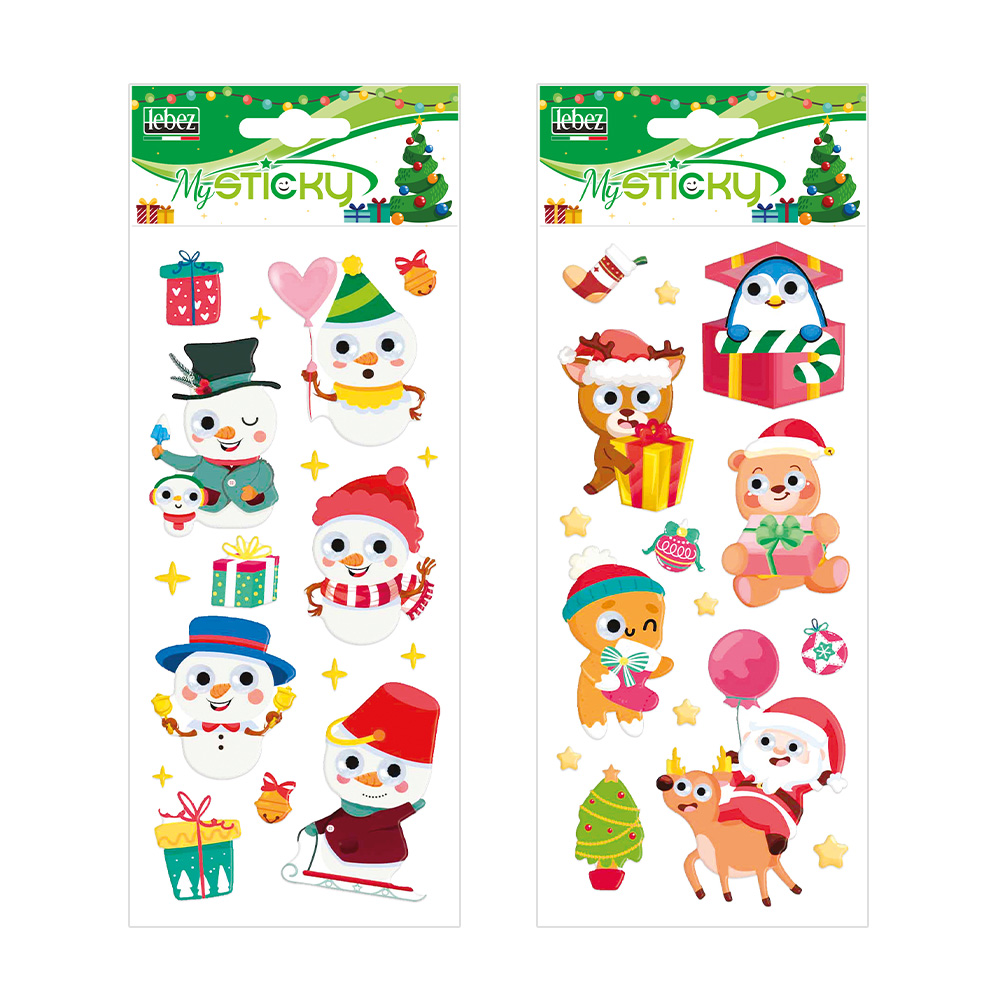 lebez-stickers-natalizi-3d-occhietti-mobili-4-soggetti image 2