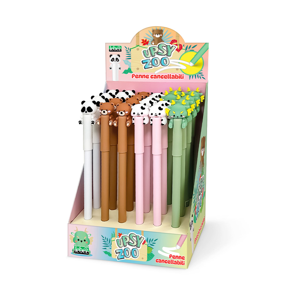lebez-upsy-zoo-penna-cancellabile-4-design-assortiti image 1