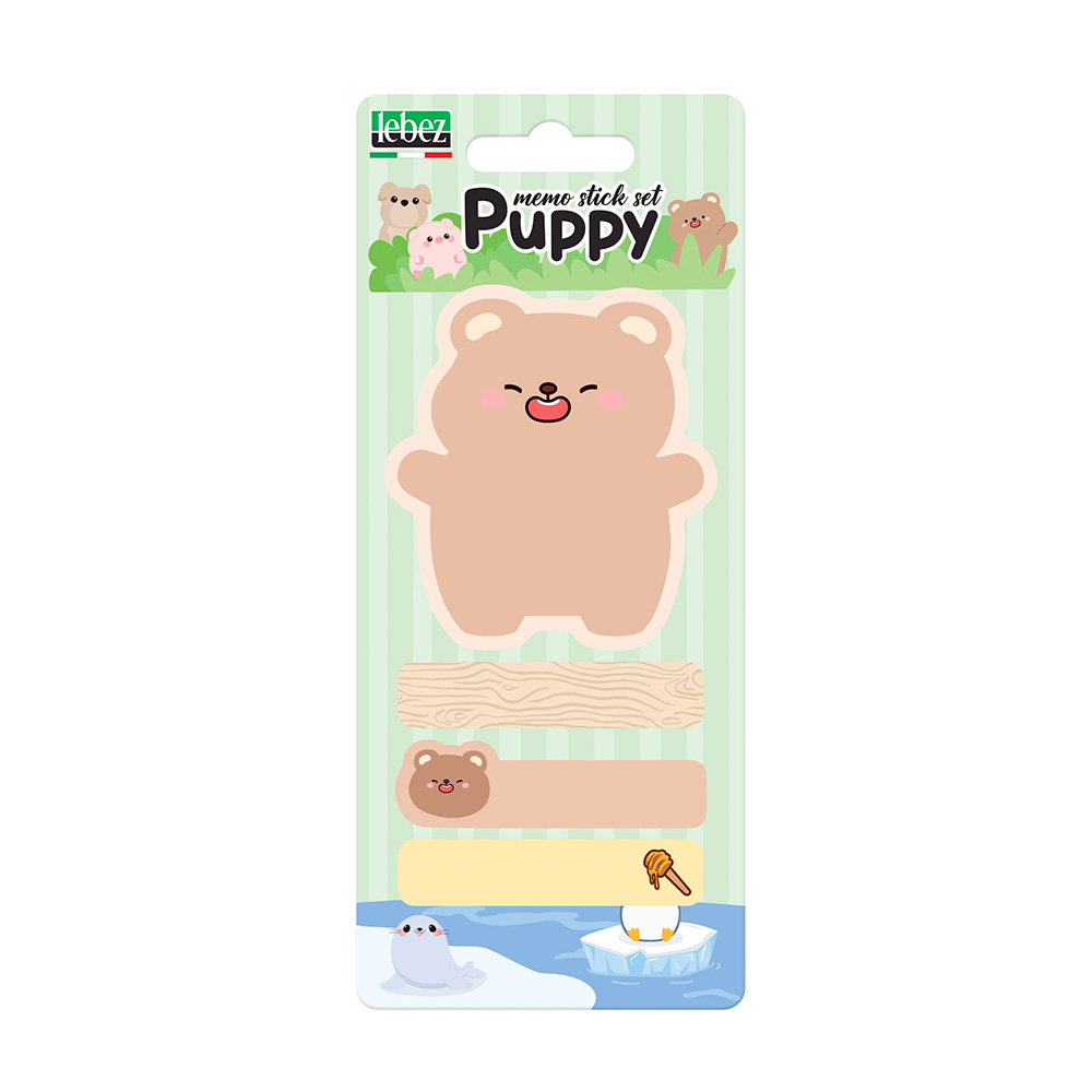 lebez-puppy-set-memostick-20pz-60-segnalibri-6-fantasie image 7