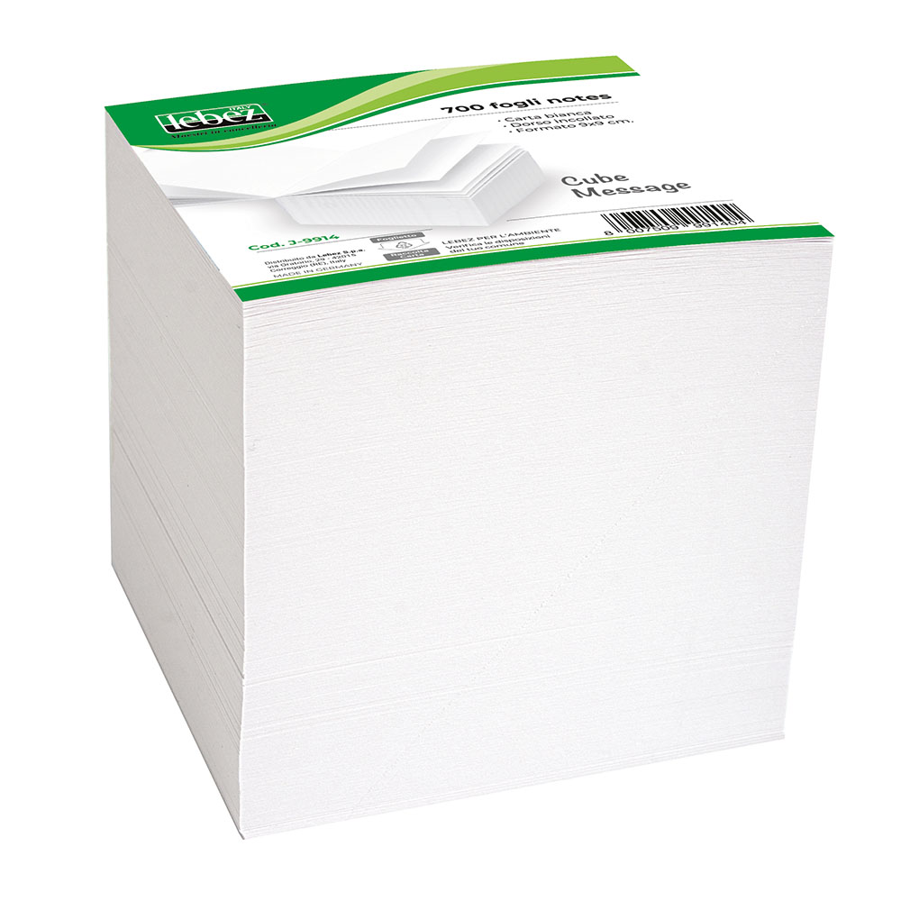 lebez-blocco-collato-700-fogli-bianchi-9x9-cm image 1
