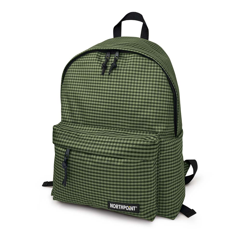 lebez-northpoint-zaino-scuola-basic-squares-2-scomparti-30x40x15-cm-nero image 2