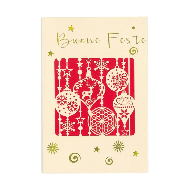 lebez-biglietto-natale-laserato-oro-con-busta image 1