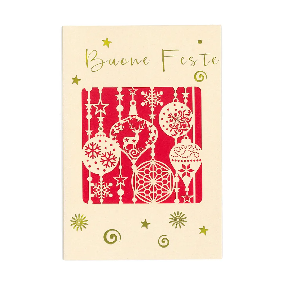 lebez-biglietto-natale-laserato-oro-con-busta image 1