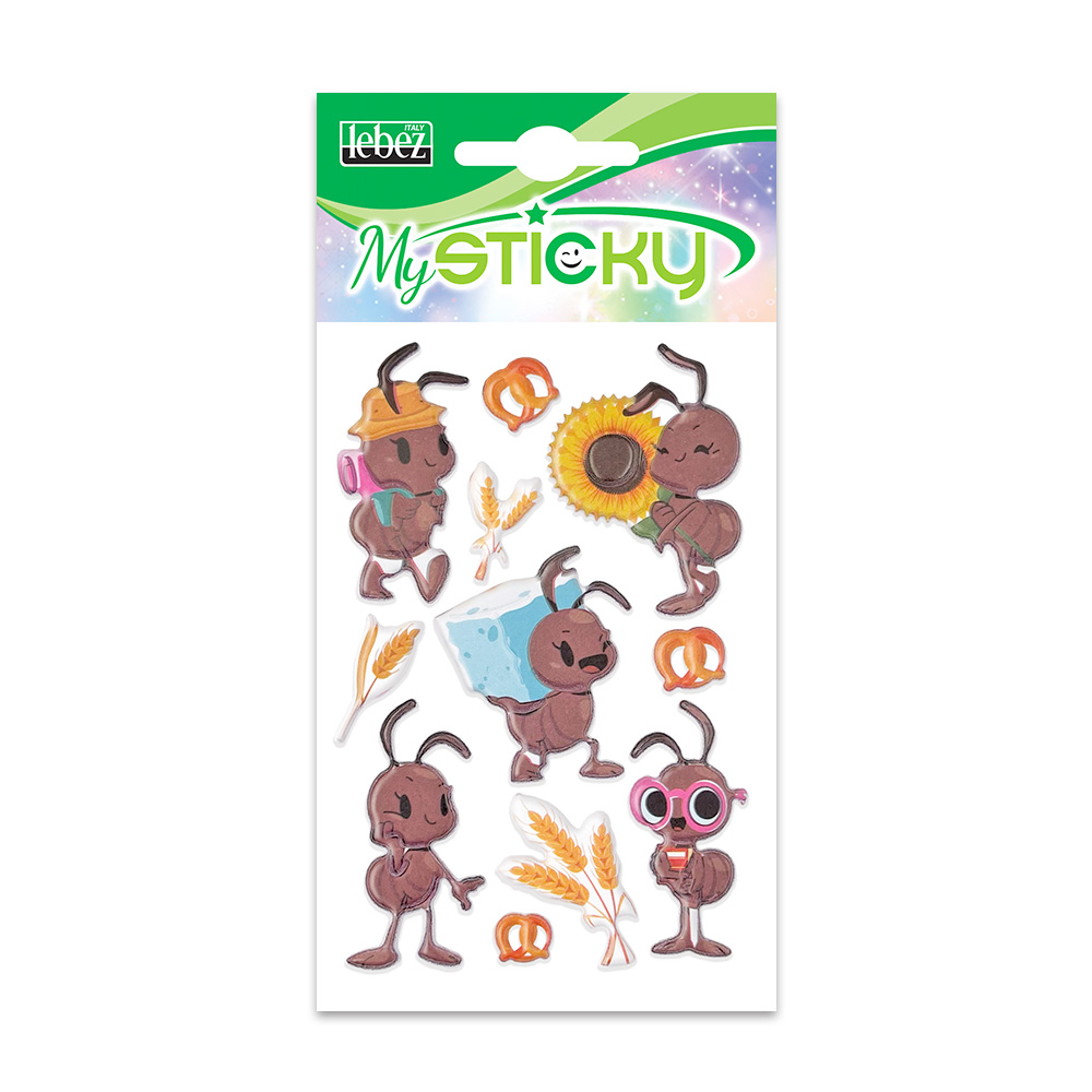 lebez-my-sticky-3d-bugs-life-stickers-3d-gommati-12pz image 6