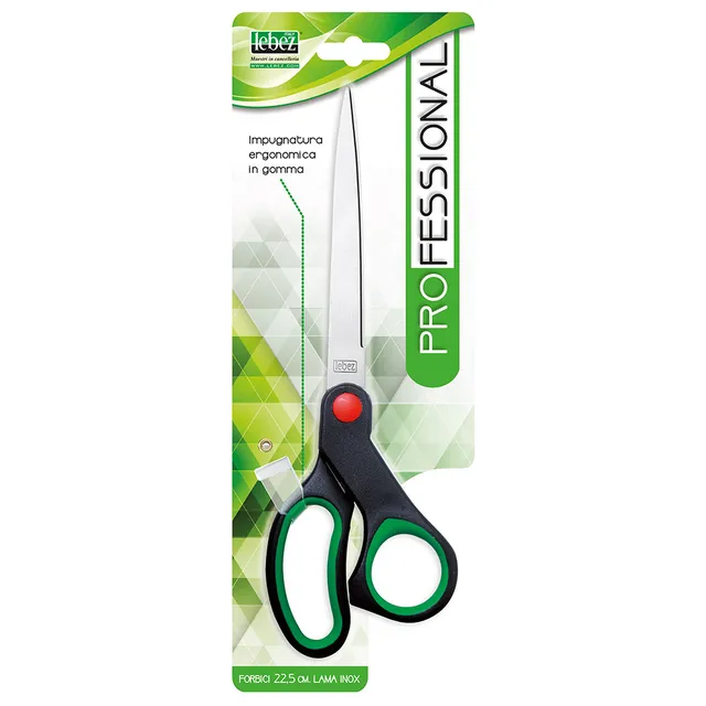 lebez-forbici-17-5-cm-lama-acciaio-inox-manico-gomma image 1