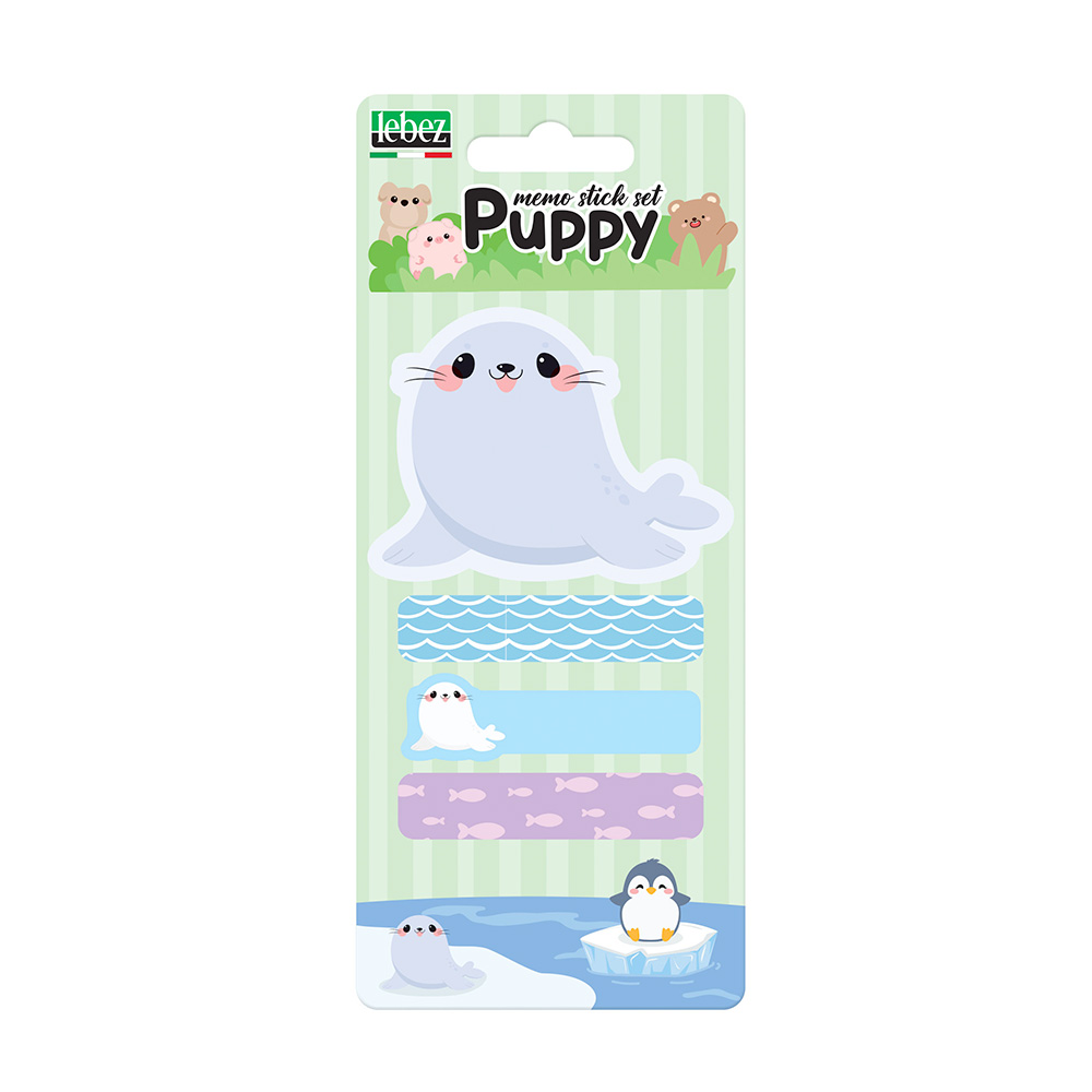 lebez-puppy-set-memostick-20pz-60-segnalibri-6-fantasie image 4