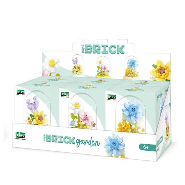 lebez-garden-mini-bricks-espositore-6-set-costruzioni image 1