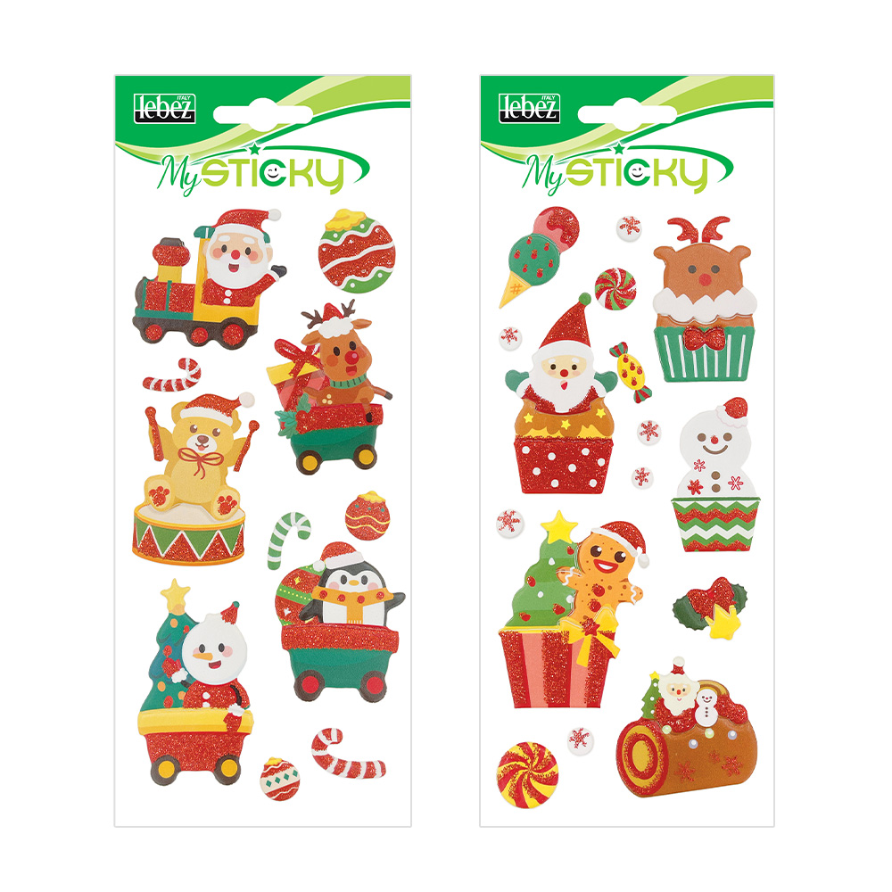 lebez-stickers-christmas-glitterati-4-soggetti image 2