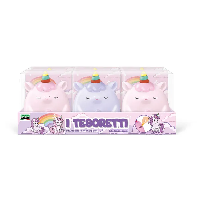 lebez-i-tesoretti-salvadanaio-unicorno-in-pvc image 1