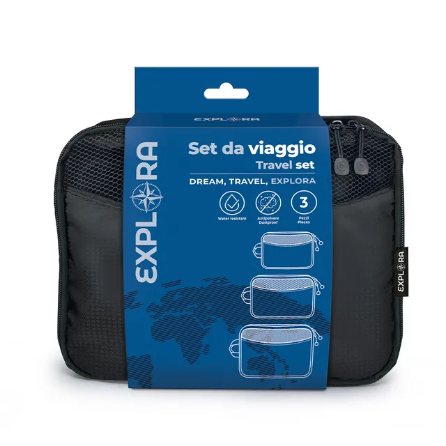 lebez-explora-set-3-pochette-viaggio-l-m-s-con-rete-e-gancio image 1