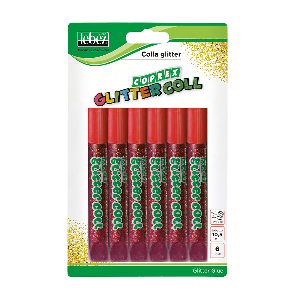lebez-coprex-colla-glitter-10-5-ml-blister-da-6-pezzi image 6