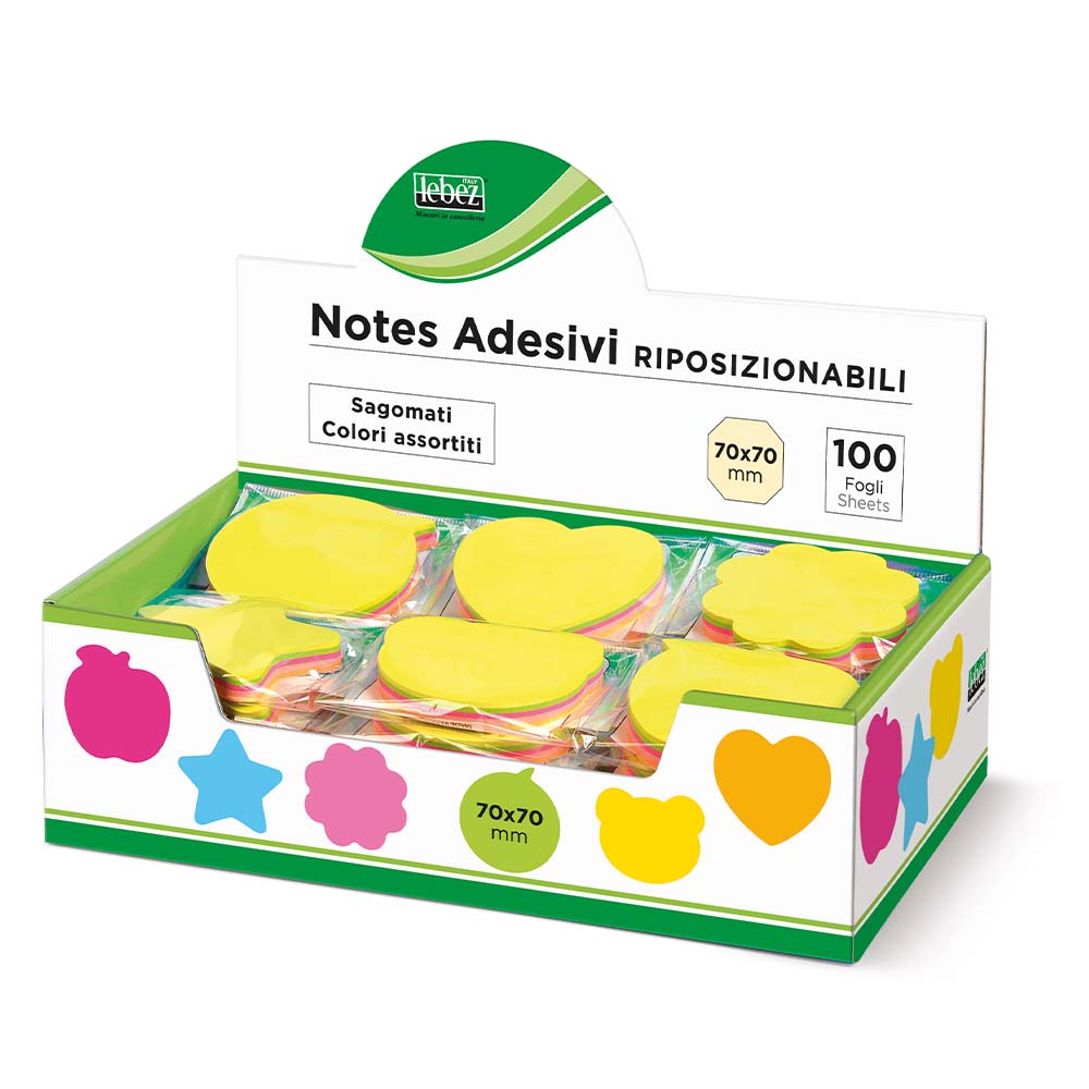 lebez-memo-stick-sagomati-70x70-mm-blocchetti-da-100-fogli image 8