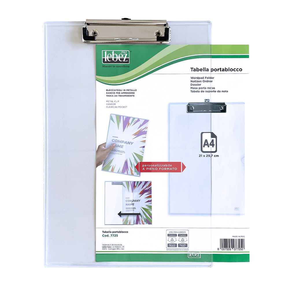 lebez-portablocco-trasparente-22x33-cm-con-clip image 2