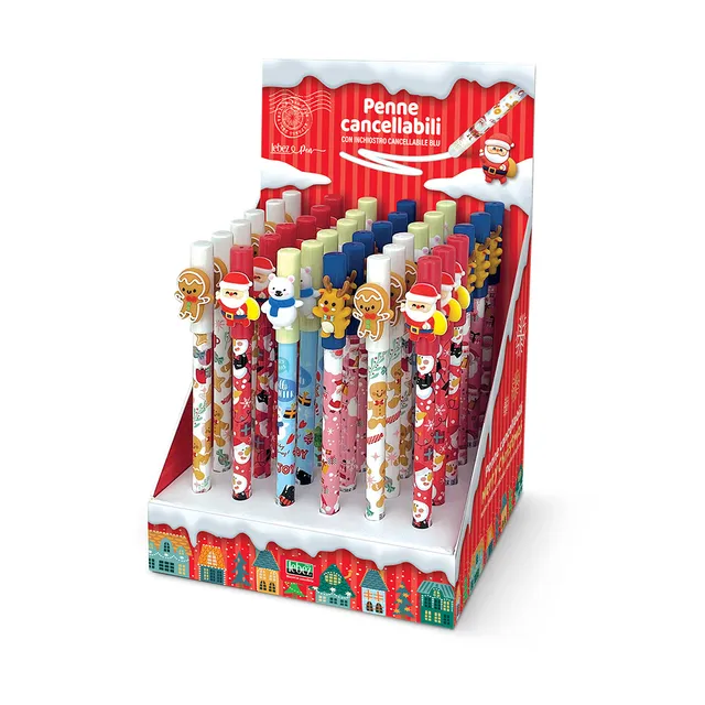 lebez-penne-cancellabili-christmas-con-cappuccio-espositore-36-pz image 1