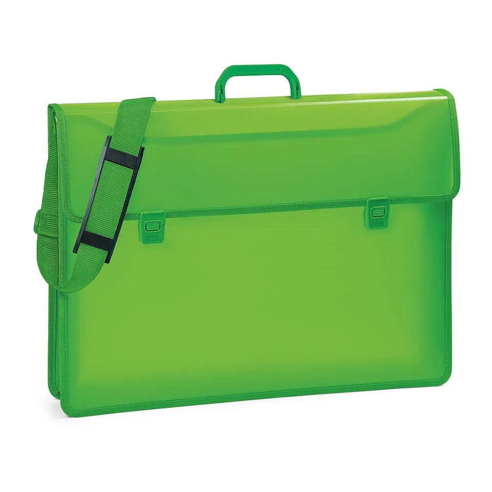 lebez-cartella-portadisegni-neon-52x37x8-cm-con-manico-pp image 1