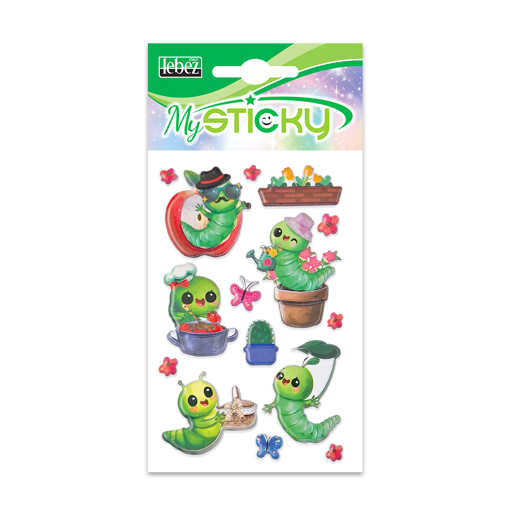 lebez-my-sticky-3d-bugs-life-stickers-3d-gommati-12pz image 3