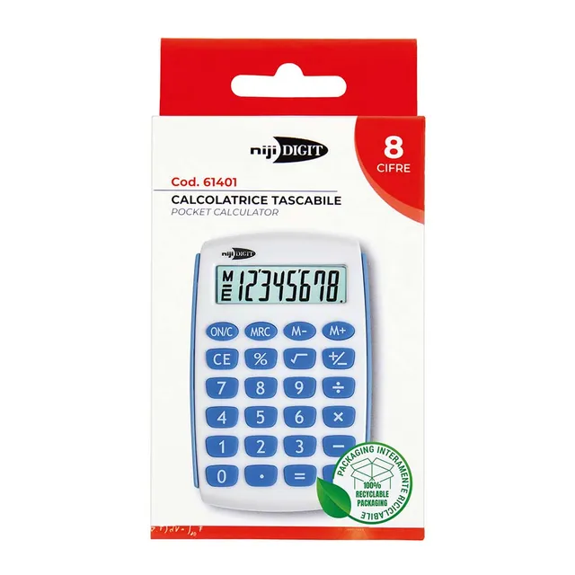lebez-niji-digit-calcolatrice-tascabile-8-cifre-2 image 1