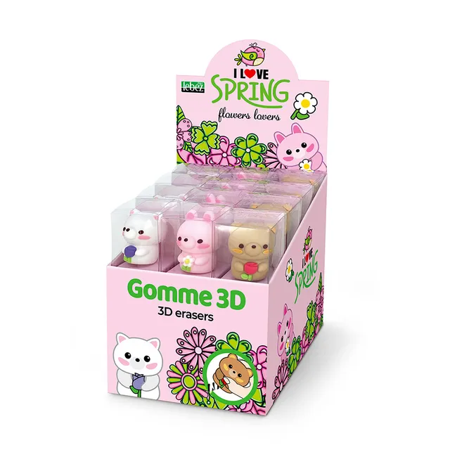 lebez-3d-flowers-lovers-gomme-tridimensionali-3-design image 1