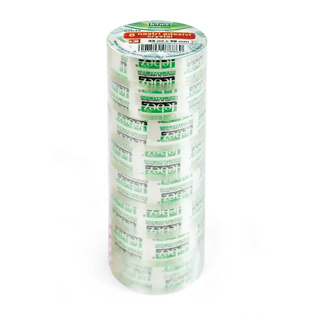 lebez-nastro-adesivo-33-m-x-19-mm-torre-da-8-pezzi image 1