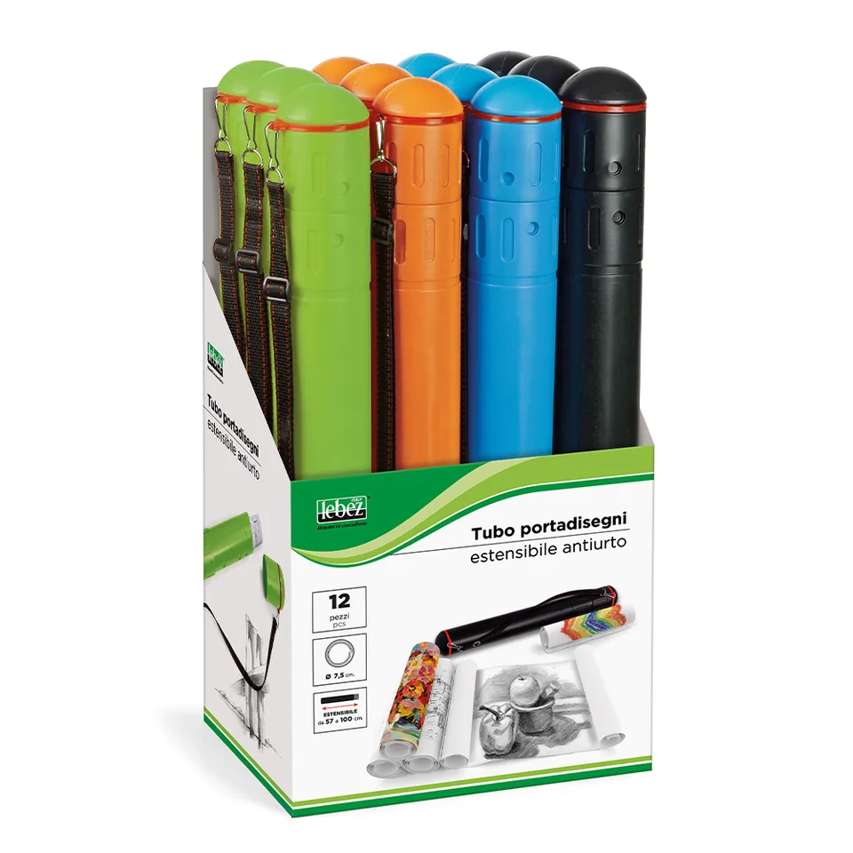 lebez-tubo-portadisegni-estensibile-fino-a-90-cm-diametro-7-5-cm image 1