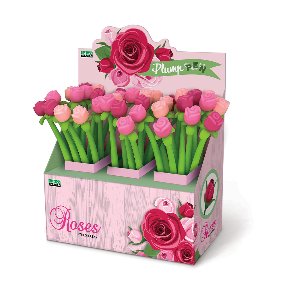 lebez-flexi-pen-plump-sunflowers-penna-flessibile-con-fiore image 1