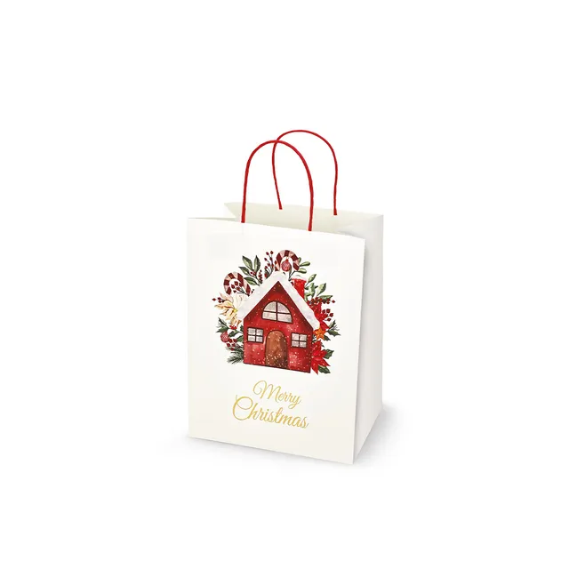 lebez-merry-christmas-shopping-bag-big-size-33x45-7x10-2-cm-con-biglietto image 1