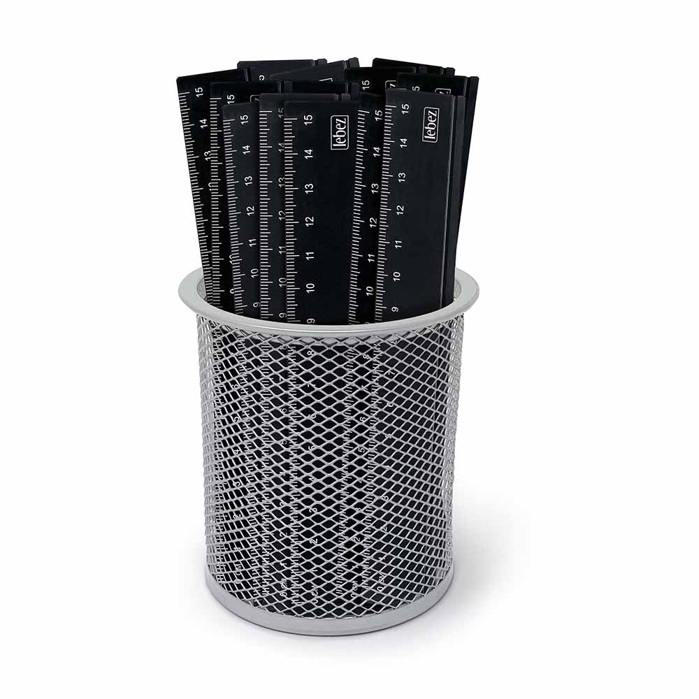 lebez-righello-15-cm-alluminio-nero-satinato image 1