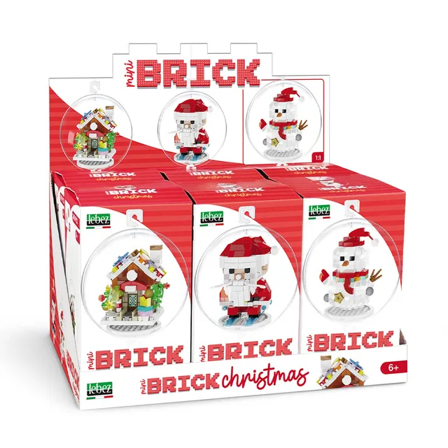 lebez-christmas-mini-brick-display-6-pezzi-con-pallina image 1