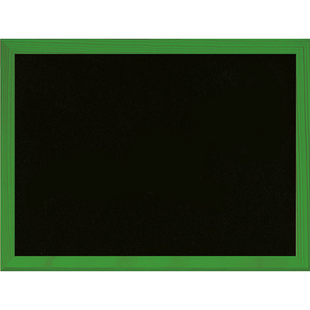 lebez-lavagna-nera-per-gessi-30x40-cm-con-cornero-in-legno-colorato image 2
