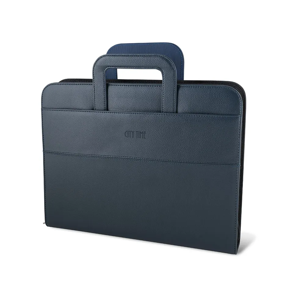 city-time-portablocco-professional-eco-pelle-28-5x36x6-cm-con-anelli image 1