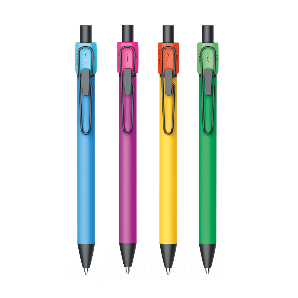 lebez-hexagon-spin-pen-penna-sfera-twist-4-colori-assortiti image 2