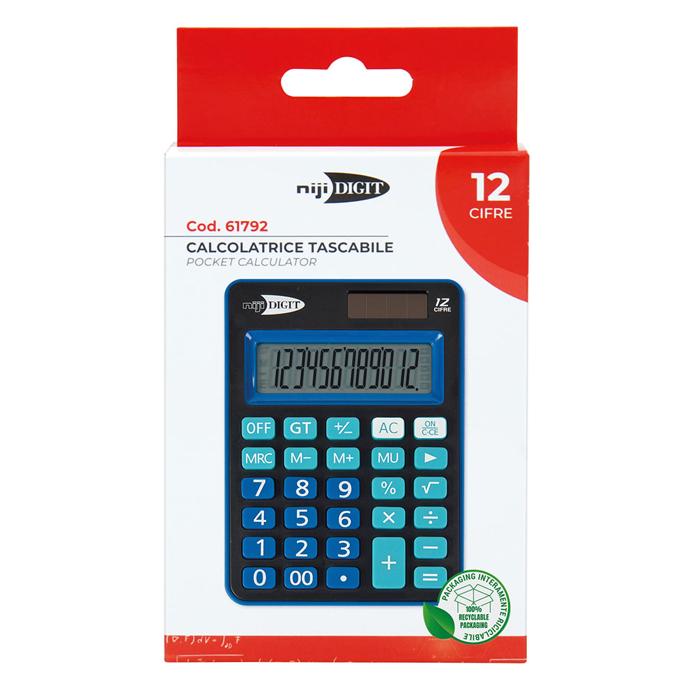 lebez-niji-digit-calcolatrice-tascabile-12-cifre-5 image 1