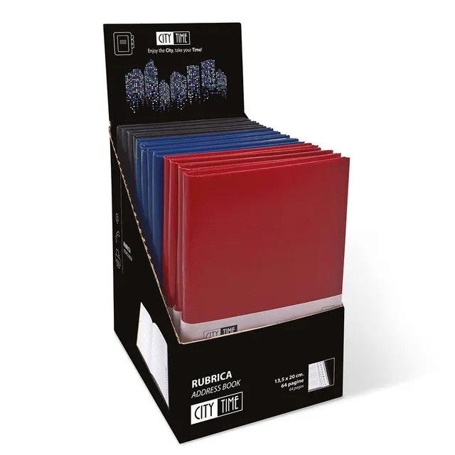 city-time-rubrica-rigida-vinile-13-5x20-cm-64-pagine-lebez image 1