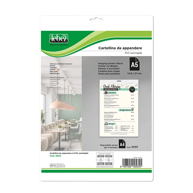 lebez-notice-board-bacheca-in-pvc-semirigido-con-gancio image 1