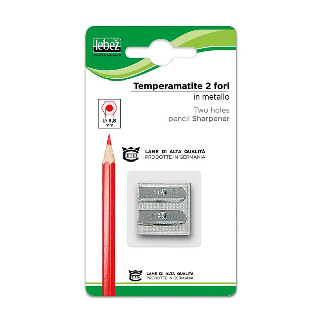 lebez-temperamatite-metallo-2-fori-blister image 1