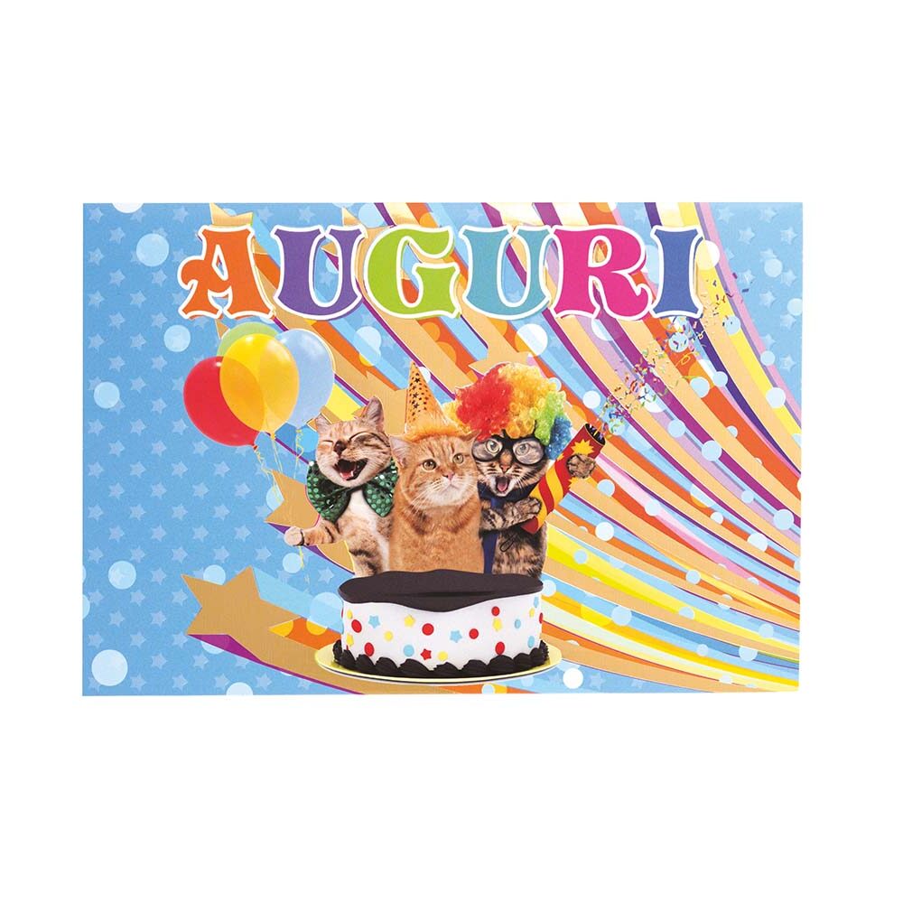 lebez-regalmente-biglietto-augurale-cuccioli-oro-con-busta image 1