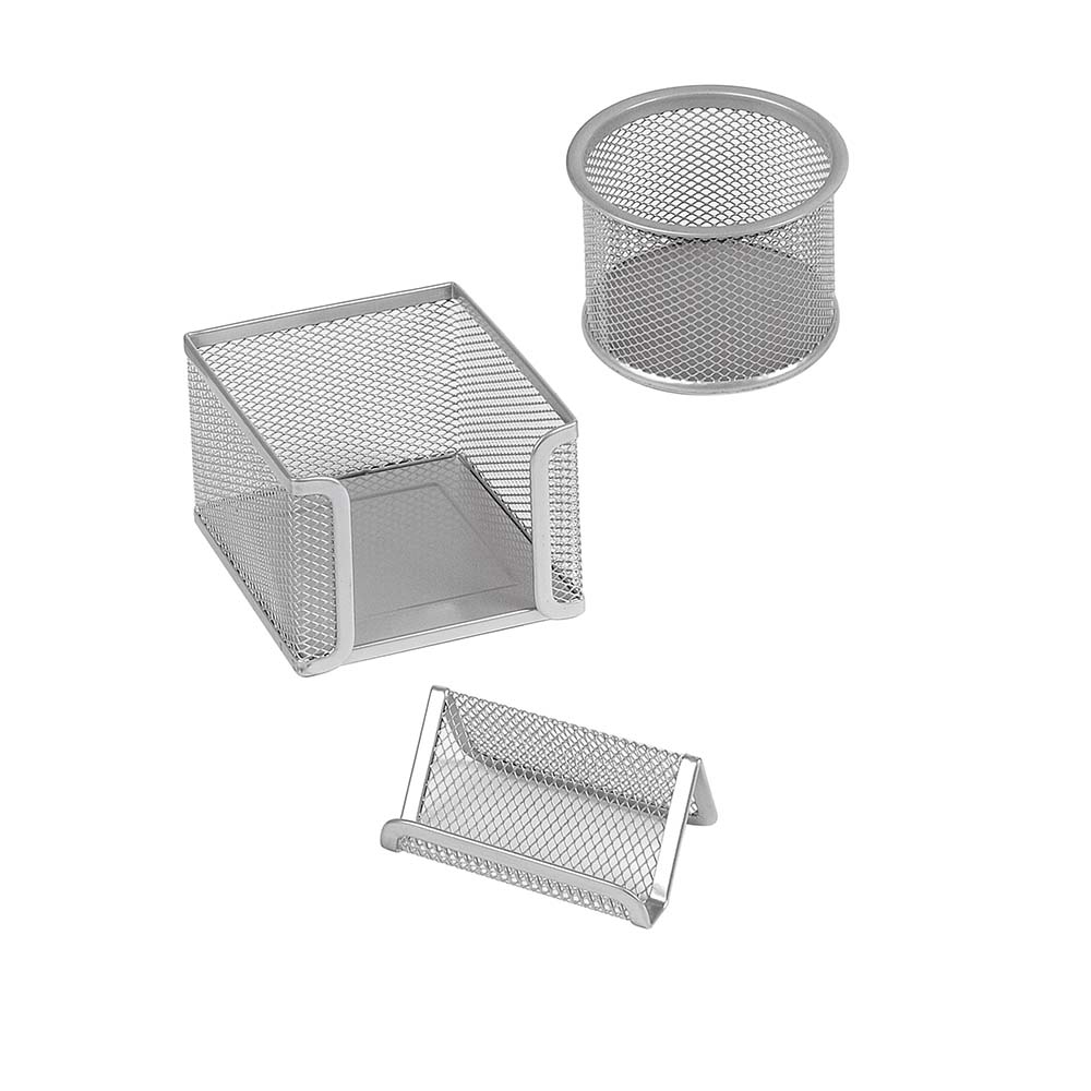 lebez-mesh-desk-set-6-pezzi-in-rete-metallica image 4