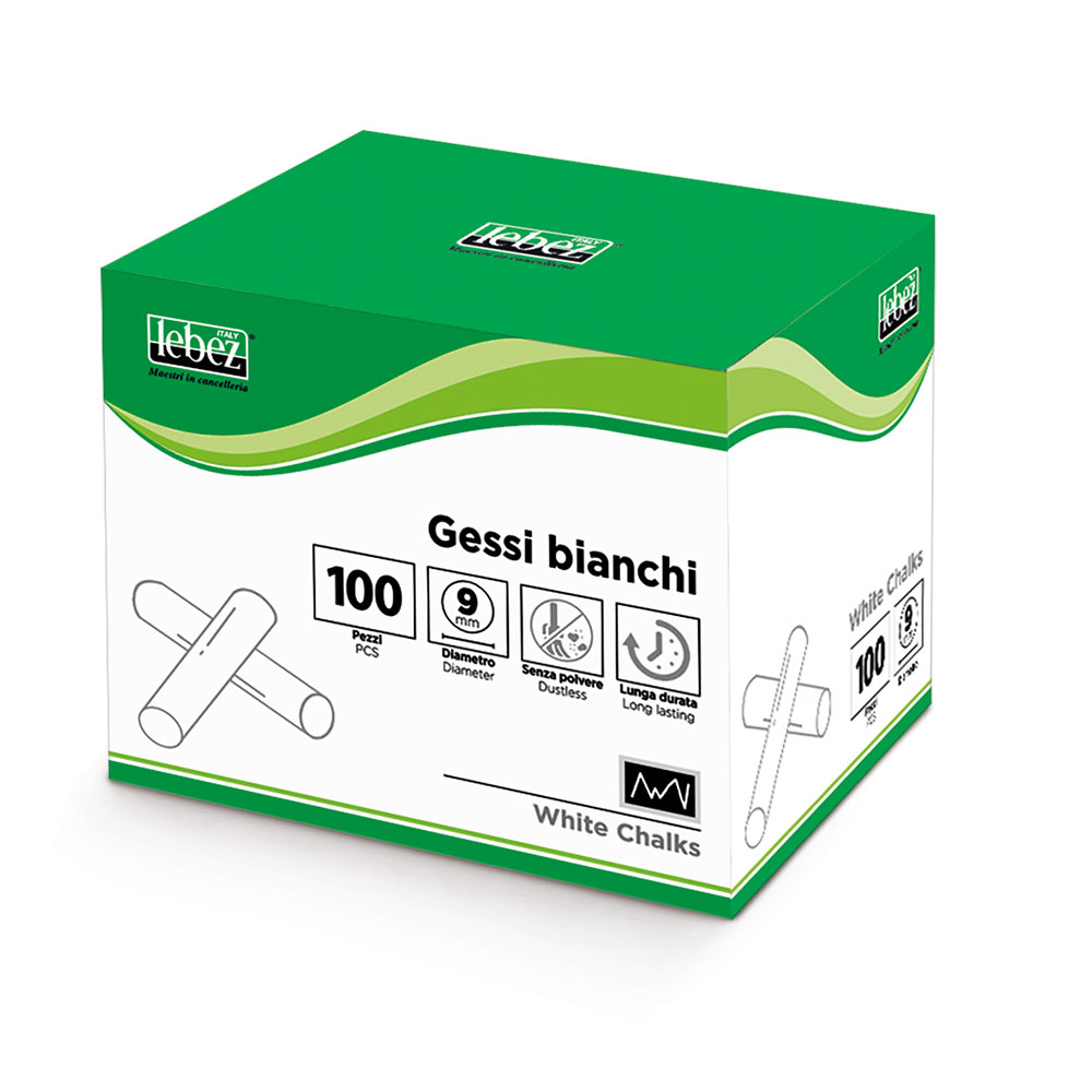 lebez-gessi-bianchi-9-mm-scatola-100-gessetti image 1