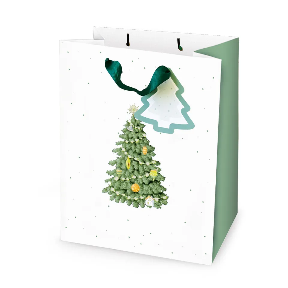 lebez-christmas-tree-shopping-bag-big-size-26-7-x-33-x-14-6-cm-con-biglietto image 1