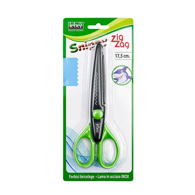 lebez-forbici-zig-zag-17-5-cm-lama-acciaio-inox image 1