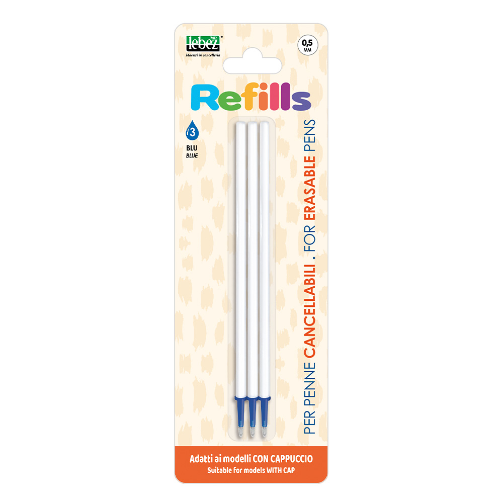 lebez-refill-inchiostro-cancellabile-blu-3pz image 1