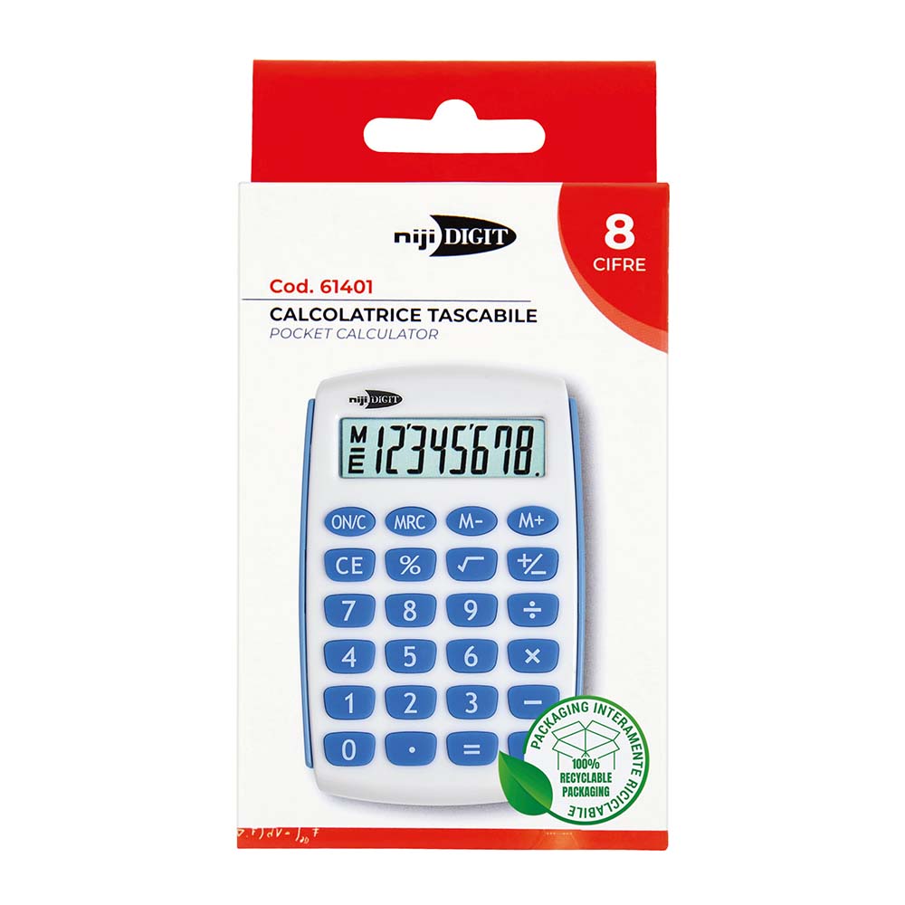 lebez-niji-digit-calcolatrice-tascabile-8-cifre-2 image 1